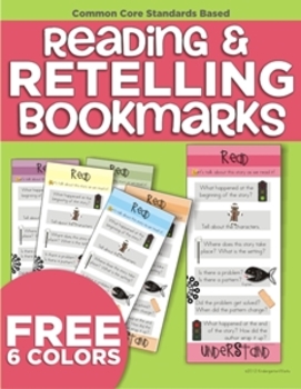 Preview of Free Reading & Retelling Bookmarks