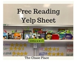 Free Reading Yelp Sheet  (reading log)