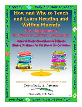 Preview of Free Reading and Writing Fluency Supplement for K-8th Teachers