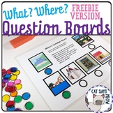 Free! Receptive What? and Where? Question Boards using Dot