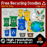 Free Recycling & Sorting Doodle - Reduce Reuse Recycle Cli