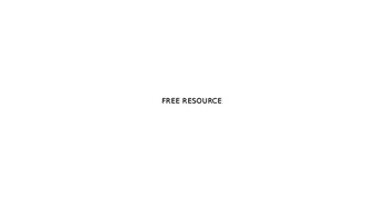Preview of Free Resource