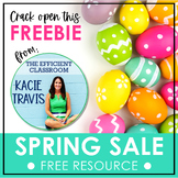 Free Resource Easter Egg for Spring Sale