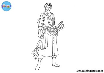 Roronoa Zoro Coloring Pages Printable for Free Download