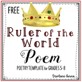 Poem Template for Grades 5-8 FREE