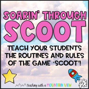 Preview of Scoot Task Card Game, Back to School Classroom Management