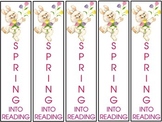 Free! "SPRING INTO READING" Bookmarks for Easter or Spring