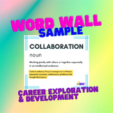 Free Sample Alert: Career Word Wall Taster!