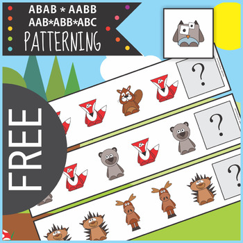 Preview of Free Sample Animal Patterning Activity