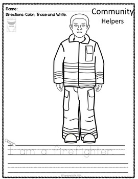 free sample community helper worksheets and activities by creativecota