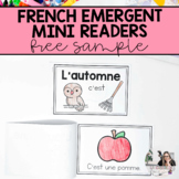 Free Sample: French Emergent Readers | French Books for Be