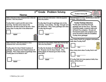 Free Sample Math Skills and Problem Solving Practice Sheets 2nd Grade