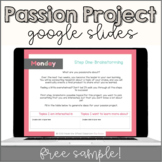 Free Sample | Passion Project | Genius Hour | Digital Resource