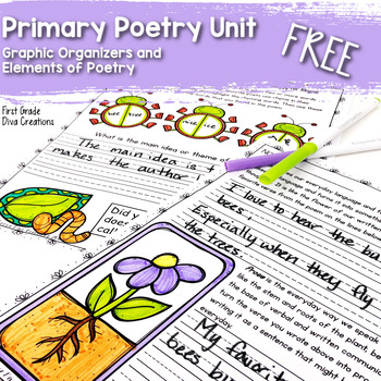 Free Sample Poetry for Primary 1st-3rd Grades by First Grade Diva Creations