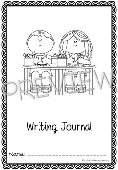 Free Sample Writing Journal (booklet) by Mrs Smiths Classroom Creations