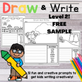 Free Sample of Draw and Write Level 2 - Writing to inspire