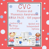 FREE SAMPLE of my CVC Phonics and Phonemic Awareness Mega Pack