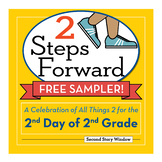 Free Sampler 2nd Day of 2nd Grade • Back to School Activities
