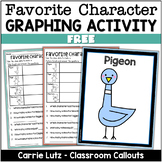 Free Sampler Favorite Character Graphing - Bar Graphs and 