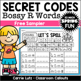 Free Sampler Spring Secret Spelling Codes - Bossy R / R Co