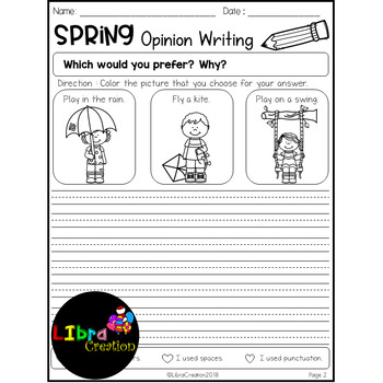 Free Samples Spring Writing Prompts by Sue Kayobie | TpT