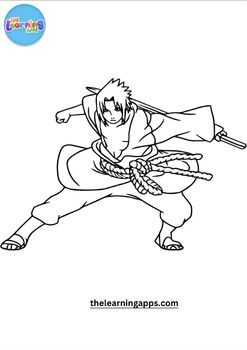 Sasuke coloring pages - Free printable coloring pages