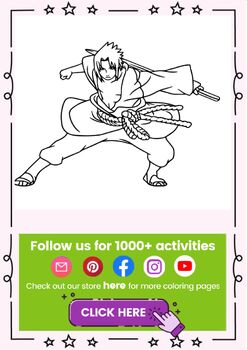 Naruto And Sasuke Coloring Pages Printable for Free Download