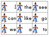 Free Scarecrow Sight Words