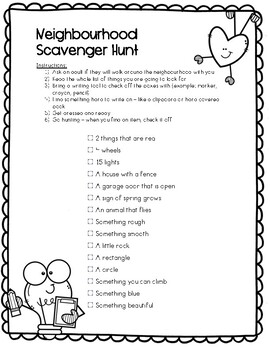 Free Scavenger Hunts for Young Kids in Social Isolation! by Jaynelle Leung