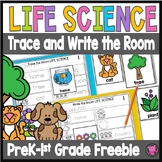 Free Science Center Worksheets | Write the Room Life Science 