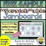 Free Scratch Off Get to Know You JAMBOARD Activity for the