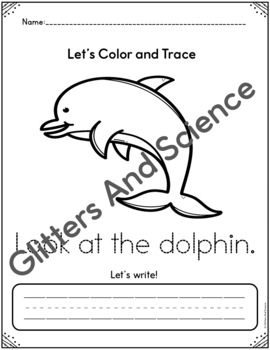 Free Sea Creatures Coloring and Tracing Worksheets! #Freebies USA