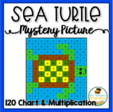 Free Sea Turtle Mystery Picture (120 Chart & Multiplication)