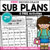Free Second Grade Emergency Sub Plans - No Prep