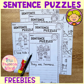 Preview of Free Sentence Puzzles