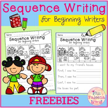 Preview of Free Sequence Writing for Beginning Writers