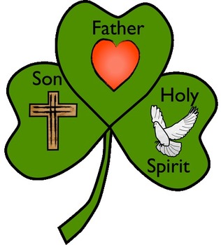 Free Shamrock Craft and Poem about the Trinity by Charlotte's Clips