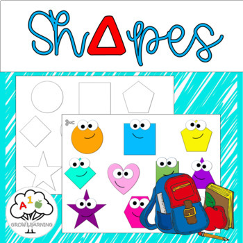 Preview of Free Shapes Matching for Toddler Pre K