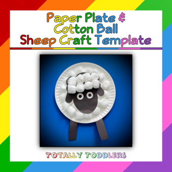 Preview of Free Sheep Craft Template 