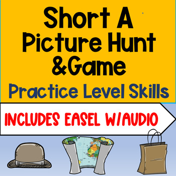Preview of Free Short A Sound Picture Hunt w/Audio & Game Differentiated Science of Reading