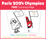 Free Phryge Mascot Coloring Page: Paris 2024 Olympics