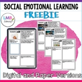 Free Social Emotional Learning Activities, Digital and Pap