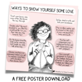 Free Social Emotional Learning Poster for Teens: Self-Este