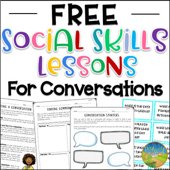 Preview of Social Skills Lessons for Conversations Free Lessons