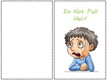 Preview of Free Social Story: Do Not Pull Hair printable