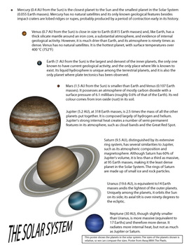 large printable pictures solar system