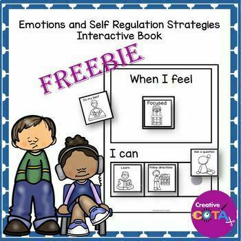 Preview of Free Sort and Match Emotions and Self Regulation Strategies For SEL