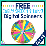 Free Speech and Language Digital Spinners SET 2 No Print T