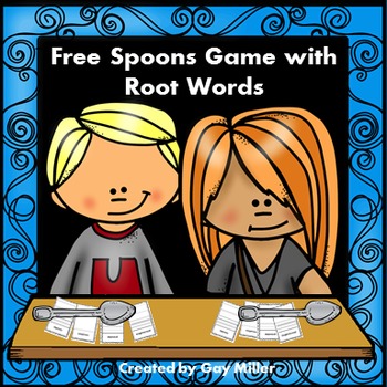 Playing “Spoons”” is a great way to practice skills. This game provides practice with the following root words: spec(t), port, vok / voc, and vid / vis