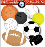 Free Sports Balls Clip Art